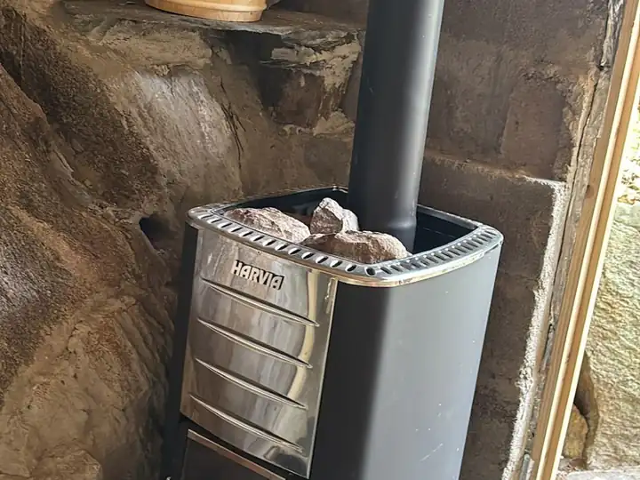 The wood-fired sauna stove